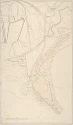 Carte de la collection cartographique de la Bibliothèque nationale. La carte a été publiée en (1897) et représente Kristiania